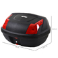 Homcom Baúl Moto Capacidad De 48 L Cerradura Con Dos Llaves Accesorios 58x44,5x33,5cm Homcom Baúl Moto Capacidad De 48 L Cerradura Con Dos Llaves Accesorios 58x44,5x33,5cm