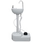 Vidaxl Lavabo Portátil Con Pedestal Para Camping Gris 20 L - Gris - Lavabo De Camping Con Pedestal Vidaxl Lavabo Portátil Con Pedestal Para Camping Gris 20 L - Gris - Lavabo De Camping Con Pedestal