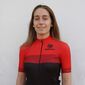 Maillot Numbi Sport Spartan - Rojo/Negro - Maillot Ciclismo Mujer 