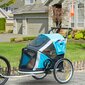 Remolque Bicicleta Perros Pawhut D00-142lb - Azul 