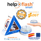 Luz Emergencia Help Flash Smart V16 Homologada Con Chaleco Apto Para Ciclismo/bicicleta - Blanco/Amarillo Luz Emergencia Help Flash Smart V16 Homologada Con Chaleco Apto Para Ciclismo/bicicleta - Blanco/Amarillo