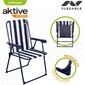 Conjunto De Mesa Y 2 Sillas Plegables Aktive Camping - Blanco/Azul Conjunto De Mesa Y 2 Sillas Plegables Aktive Camping - Blanco/Azul