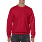 Sudadera De Cuello Redondo Unisex Con Mezcla De Tejidos Gildan (Rojo Cereza) - Rojo Sudadera De Cuello Redondo Unisex Con Mezcla De Tejidos Gildan (Rojo Cereza) - Rojo