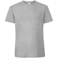 Camiseta Premium Ringspun Para Homens Fruit Of The Loom (Zinco) - Cinzento 