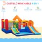 Castelo Insufável Outsunny 342-055v90 - Multicor Castelo Insufável Outsunny 342-055v90 - Multicor