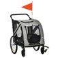 Remolque Bicicleta Perros Pawhut D00-144gy - Gris Remolque Bicicleta Perros Pawhut D00-144gy - Gris