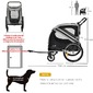 Remolque Bicicleta Perros Pawhut D00-144gy - Gris Remolque Bicicleta Perros Pawhut D00-144gy - Gris