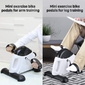 Mini Bicicleta Estática Compacta Para Pés E Mãos. - Branco Mini Bicicleta Estática Compacta Para Pés E Mãos. - Branco