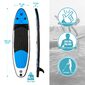 Tabla De Paddle Hinchable Blue 10'8 Con Inflador, Remo, Leas Y Mochila De Transporte Tabla De Paddle Hinchable Blue 10'8 Con Inflador, Remo, Leas Y Mochila De Transporte