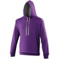 Sudadera Con Capucha Modelo Varsity Awdis