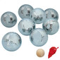 Juego De Petanca Profesional 8 Bolas Aktive Sports - Plateado Juego De Petanca Profesional 8 Bolas Aktive Sports - Plateado