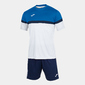 Set Camiseta Y Short Joma Danubio - Blanco/Azul - Set Niño 
