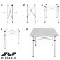 Mesa Camping Plegable Aktive Camping - Gris - Camping Mesa Camping Plegable Aktive Camping - Gris - Camping