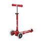 Patinete Mini Micro Deluxe Rojo Led - Rojo Patinete Mini Micro Deluxe Rojo Led - Rojo