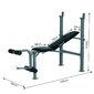 Homcom Banco De Musculación Banco De Pesas Maquina De Fitness Entrenar Musculos 165x68x114cm Con Res Homcom Banco De Musculación Banco De Pesas Maquina De Fitness Entrenar Musculos 165x68x114cm Con Res