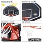 Tabela Basquetebol Ultra-resistente Lifetime 112x72 Cm Uv100 - Preto Tabela Basquetebol Ultra-resistente Lifetime 112x72 Cm Uv100 - Preto