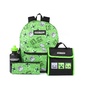 Juego De Mochila Y Accesorios Infantiles De Creeper (Pack De 4) Minecraft - Multicolor Juego De Mochila Y Accesorios Infantiles De Creeper (Pack De 4) Minecraft - Multicolor