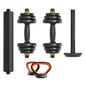 Kit Haltere V2 + Barra + Kettlebell 20kg Xiaomi Fed - Preto/Laranja Kit Haltere V2 + Barra + Kettlebell 20kg Xiaomi Fed - Preto/Laranja