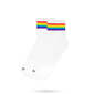 Calcetines American Socks   Rainbow Pride  Ankle High - Blanco - Calcetines Técnicos De Deporte 