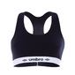 Sujetador Deportivo Femenino Umbro En Color Negro Sujetador Deportivo Femenino Umbro En Color Negro