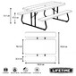 Mesa Con Bancos Plegable Ultrarresistente Lifetime 183x76x74 Cm Uv100 Marrón Mesa Con Bancos Plegable Ultrarresistente Lifetime 183x76x74 Cm Uv100 Marrón