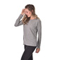 Sudadera Gris Melange Claro Audaz Fitness Sudadera Gris Melange Claro Audaz Fitness