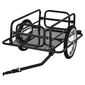 Remolques Para Bicicletas Pawhut B4-0008 40 Kg - Negro - 40 Kg Remolques Para Bicicletas Pawhut B4-0008 40 Kg - Negro - 40 Kg