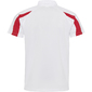 Polo De Manga Curta Awdis Just Cool - Branco/Vermelho 