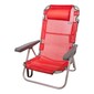Silla Plegable Multiposición Aluminio Aktive Beach 108x60x82 Cm - Rojo Silla Plegable Multiposición Aluminio Aktive Beach 108x60x82 Cm - Rojo