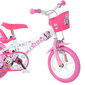 Bicicleta Infantil Minnie Mouse 12 Pulgadas - Rosa 