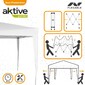 Pérgula Dobrável Branco Poliéster Uv50 300x300x240 Cm Aktive Beach Pérgula Dobrável Branco Poliéster Uv50 300x300x240 Cm Aktive Beach