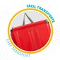 Espreguiçadeira Dobrável De Praia Aktive Beach Com Encosto Reclinável - Vermelho Espreguiçadeira Dobrável De Praia Aktive Beach Com Encosto Reclinável - Vermelho