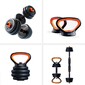 Halteres + Barra + Kit De Peso Russo Xiaomi Fed 30 Kgs - Laranja Halteres + Barra + Kit De Peso Russo Xiaomi Fed 30 Kgs - Laranja