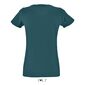Camiseta Regent Fit Fitted Crewneck Para Mulheres - Azul Duck - España 