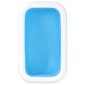 Bestway Piscina Inflable Familiar Rectangular Azul Blanco Bestway Piscina Inflable Familiar Rectangular Azul Blanco