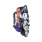Mochila De Trekking 30l Con Cremallera En Y Marsupio - Azul Royal/Laranja Mochila De Trekking 30l Con Cremallera En Y Marsupio - Azul Royal/Laranja