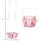 Baloiço De Bebé Outsunny 344-027pk - Rosa Baloiço De Bebé Outsunny 344-027pk - Rosa