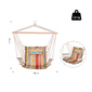 Outsunny Sillón Colgante Para Exterior Interior Multicolor 100x106cm Carga Max 105kg Outsunny Sillón Colgante Para Exterior Interior Multicolor 100x106cm Carga Max 105kg