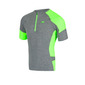 Camiseta Bodycross Mile - Gris - Mile-charcoal/neon Green-m 