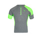 Camiseta Bodycross Mile - Gris - Mile-charcoal/neon Green-m 