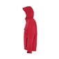 Jaqueta De Softshell Com Capuz Esportivo Para Meninos - Vermelho 