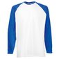 Camisola De Manga Comprida Fruit Of The Loom - Azul Camisola De Manga Comprida Fruit Of The Loom - Azul