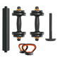 Kit Haltere V2 + Barra + Kettlebell 10kg Xiaomi Fed - Preto/Laranja Kit Haltere V2 + Barra + Kettlebell 10kg Xiaomi Fed - Preto/Laranja