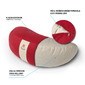 Zafu  Luna Para Meditación Y Yoga  Zafuki ® - Fucsia - Zafu Meditación Yoga media luna 