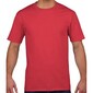 Camiseta De Algodón Premium Gildan - Rojo 