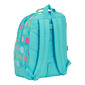 Mochila Benetton Topos Turquesa Doble Reforzada Mochila Benetton Topos Turquesa Doble Reforzada