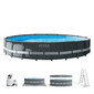 Piscina Desmontável Intex Ultra Xtr Frame - Cinzento - Piscina Redonda 610x122cm Piscina Desmontável Intex Ultra Xtr Frame - Cinzento - Piscina Redonda 610x122cm