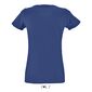 Camiseta Regent Fit Fitted Crewneck Para Mulheres - Azul Real - España 