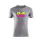 Camiseta Casual Sport 80s Duruss Padel - Gris - Camiseta Casual Manga Corta Hombre 