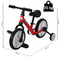 Homcom Bicicleta 2 En 1 De Equilibrio Con Pedales Homcom Bicicleta 2 En 1 De Equilibrio Con Pedales